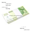 Другие праздничные вечеринки поставляют фильм Money Banknote 5 10 20 50 GBP Relist Toy Bar Acsocesoires Copie de Monnaie Faux 100 PCS / Pack Dr Dhytb