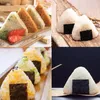 2 pçs/set faça você mesmo molde de sushi onigiri bola de arroz prensa de comida triangular fabricante de sushi molde kit de sushi cozinha japonesa bento acessórios