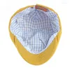 Berretti Primavera Autunno Cappello Uomo Maglia Visiera Berretto Casual Moda Donna Berretto Solido Giallo Blu Con Visiera Piatta Duckbill