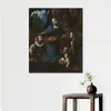 Leonardo Da Vinci Canvas Art de Maagd van de Rotsen Handgemaakte Figuur Renaissance Kunstwerk Schilderij Home Decor