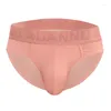 Cuecas masculinas sexy cueca cintura baixa confortável cueca gay hombre calcinha letra maricas rosa branco preto