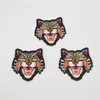 15pcs Tiger Head Applique Embroidered Patches iron On Patch Lace Motifs Decorated266L