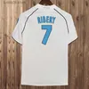 Fans Tops Tees 90 91 WADDLE VOLLER PIRES Retro voetbalshirts voor heren COLLETER LUCCIN RIBERY 05 06 Home White Away Blue Football Shirts Uniformen T230720