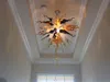 Contamporay Foryel Chandelier Luxury Lava White And Black Murano Glass Ceiling Lights Interior Staircase Fixtures