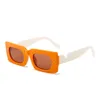 Sunglasses Square Woman Fashion Small Frame Brand Designer Black Orange Mirror Outdoor Sun Glasses Female Shades UV400