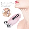 Face Massager EMS Roller Microcurrent Lifting Machine V Face Skin Rejuvenation Anti Wrinkle Beauty Device 230720