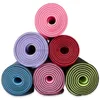 Esportes ao ar livre Travel TPE Yoga Mat Personalizado exercício pilates Anti Non Slip Mats Eco Friendly almofadas de fitness esteiras de cor dupla de borracha natural