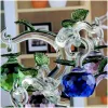 Objetos decorativos Estatuetas Vidro Cristal Macieira Com 6 Pçs Maçãs Fengshui Artesanato Decoração Da Casa Natal Presentes Lembranças O Dhl9F LL