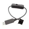 USB-4-контактный кабель адаптера вентиляционного вентилятора с USB-4-контактом.
