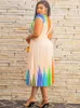 Ethnic Clothing African Dresses For Women Elegant 2023 Dashiki Autumn Spring Maxi Ladies Traditional Fairy Dreaes