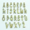 26st 17 7mm A-Z 4Color Mix Gold Bronze Silver Letter Charms Metalhängen för DIY-halsbandsarmbandsmycken Making A3935 Fact276e