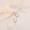 Cluster Ringen Trendy 1ct Real Moissanite Diamond Flower Ring Voor Vrouwen 925 Sterling Zilver Lab Wedding Twist 6 Prong