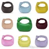 Womens Hobos Designer Bag 2023 Woven Bags Niche Design Handheld Dumpling Bag Ox Horn Noué Sac à main