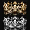 Золотое серебряное свадебное свадебное хрустальное кристалл Тиара Корона Королева Королев