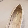 Chaussures habillées Lady Square Toe Gingham Flats Beige Sole Wide Fitting Ballet Slip-Ons 48-33 Noir Gris Classy Retro Camouflage Mocasines Spongy L230721