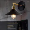 Lampa ścienna Nordic Industrial LED E27 Vintage Surface Montowana Unihead Black Luminaire Indoor Sypiria Salom Ganek Światło Światło