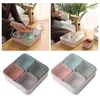 Plates Snack Serving Tray 4 Compartment Dried Fruit Storage Containers Dish For Cakes Sweets Nuts Birthday