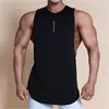 Tops cerebbe da uomo Cotton Fashion Geste Gym Fitness Fila senza maniche Abbigliamento da basket casual traspirato per gli uomini