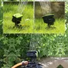 Équipements d'arrosage Arroseur de jardin 16 trous Système d'irrigation automatique rotatif à 180 ° Pelouse extérieure Patio Cour Pulvérisateur d'eau 230721