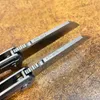 Özel Teklif R1691 Palet Katlanır Bıçak D2 Satin Tanto Blade CNC Paslanmaz Çelik Töbaz Yatağı Hızlı Açık Açık Dış Mekan EDC Cep Bıçakları