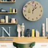 Relógios de parede Relógio de flor Pássaro Árvore Design moderno Decoração de sala de estar Cozinha Silencioso Decoração de casa