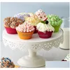 Tårtverktyg Sile Cup Mold Muffin Cupcake Bakeware Maker Tray Baking Kitchen 7cm Drop Delivery Home Garden Dining Bar DHQ8L