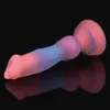 Mixed color noctilucent dick plug for female shaped with that be into the 85% Off Store wholesale