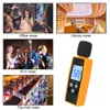 Noise Meters 30-130dB Digital Sound Level Meter Noise Tester Hand-Held Mini Noise Meter DB Meters RZ1359 Decible Monitor Sound Detector 230721