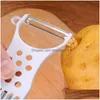 Fruit Vegetable Tools Stainless Steel Peeler Grater Manual Slicers Cucumber Cutter Peel Shredder Slicer Kitchen Accessories Drop D Dhrhr