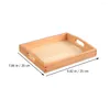 Assiettes Crafting Tray Crafts Container Poignée en bois Stockage Kids Activity Organizer