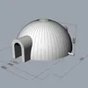 Tende a cupola gonfiabili a sfera gigante in tessuto oxford da 8 m con luci a led grande tendone per feste igloo per eventi272y