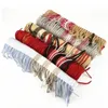 Kaszmirowy projektant szalika szaliki zimowani mężczyźni Kobiety jakość miękkie grube szalik szalik szalik 4 sezon faulard luksusowa bufanda 12 kolorów marka AAA z oryginalnym pudełkiem Bur02