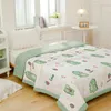 Sängkläder sätter Yanyangtian Summer Ice Cool Thin Quilt Comporter Soft Air Conditioning QuiltDuvetblanket Bed Däcken 150 Enkelsäng Quilt 230721