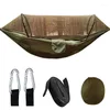 Camp Furniture Automatic Quick-opening Hammock With Mosquito Net Outdoor Camping Sleeping Swing Anti-rollover Exterior Garden Hammocks