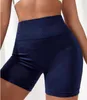 Estate ragazze palestra fitness esercizio pantaloncini da yoga senza cuciture pantaloncini di sicurezza elasticizzati a vita alta Donne Active Wear mutandine sportive leggings sottili Scrunch Butt Biker panty