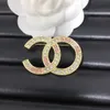 Fashion Brand Designer Letter Brooches Pins Gold Plated Brooch Pin Wedding Party Jewelry Accessories Gifts