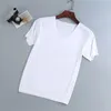 Herren-Tanktops, Sommer-T-Shirt, kurzärmelig, kühl, schnell trocknend, atmungsaktiv, Eisseide, nahtlos, lässig, einfarbig, elastische T-Shirts, Größe M-