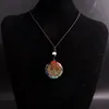 Colliers pendentifs pour goutte Orgonite Chakra énergie de guérison collier en pierre naturelle bijoux de méditation Pendulum282A