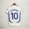 1998 FRANCE RETRO Soccer Jerseys 1982 84 86 88 90 96 98 00 02 04 06 Zidane Henry Maillot de Foot Pogba Camisa de fútbol Rezeguet Desailly French Club clásico Jersey Vintage