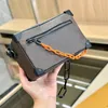 Mężczyzna torba łańcuchowa torba Man Miękkie bagażnik torba na ramię w kratę torba crossbody dla mężczyzny luksusowe designerskie torby