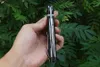 M7635 Stor flipper fällkniv D2 Satin Tanto Blade CNC G10 Handle Boll Bearing Fast Open Fapp Knives Outdoor Tools