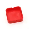 Silikonvärld Silikon Ashtray gummi bärbar hög temperaturbeständig fyrkantig design Ashfray Eco-vänliga mjuka grossist FY4212 JY21