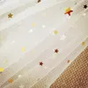 2 Layers Cut Edge Wedding Veil for Bridal Gold Star Beads Sparkle Wedding Accessories velos de novia3143