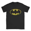 Мужские рубашки мужчина Bat Man Классическая футболка 100 Хлопковые топы сумасшедшие короткие рукава o шее футболка подарка футболка 230721