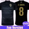 Hayranlar Tees 2021 2022 Irak Milli Takımı Erkek Futbol Formaları Ev Siyah Futbol Gömlekleri Kısa Kollu Yetişkin Üniformaları T230720
