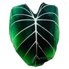 Bedding Sets Leaf Vein Shape Blanket Flannel Funny Birthday Gift Green Giant Fleece Cozy