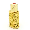 Vintage puste rzeźbione olejek eteryczny perfumy puste pojemnik na butelkę sztuczny wielokolorowy kamień do napełniania butelki JAR JA271P