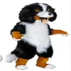 2017 Szybki projekt niestandardowy biały czarny pies pies maskotka kostium kreskówkowy znak fantazyjna sukienka na imprezę dla dorosłych rozmiar 229o
