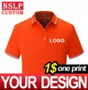 Polo da uomo NSLP Polo unisex Design stampato personalizzato Fai da te La tua personalità Polo a maniche corte con risvolto Stile estivo 230720