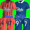 23 24 Gordon Dele Soccer Jersey Onana McNeil Evertons Calvert-Lewin Tarkowski Football Shirt 2023 Allan Doucoure Devies Delph Andre Gomes Rondon Men Kids Kit